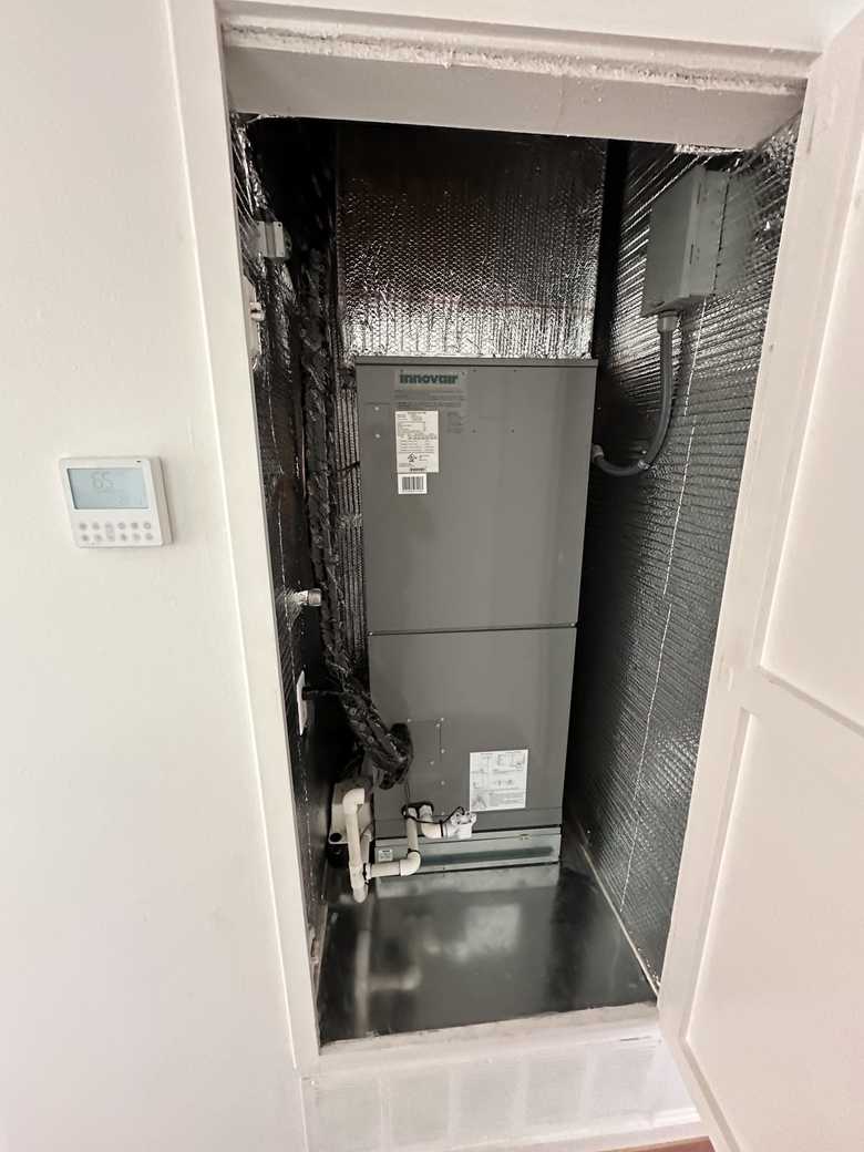 Indoor closet installation