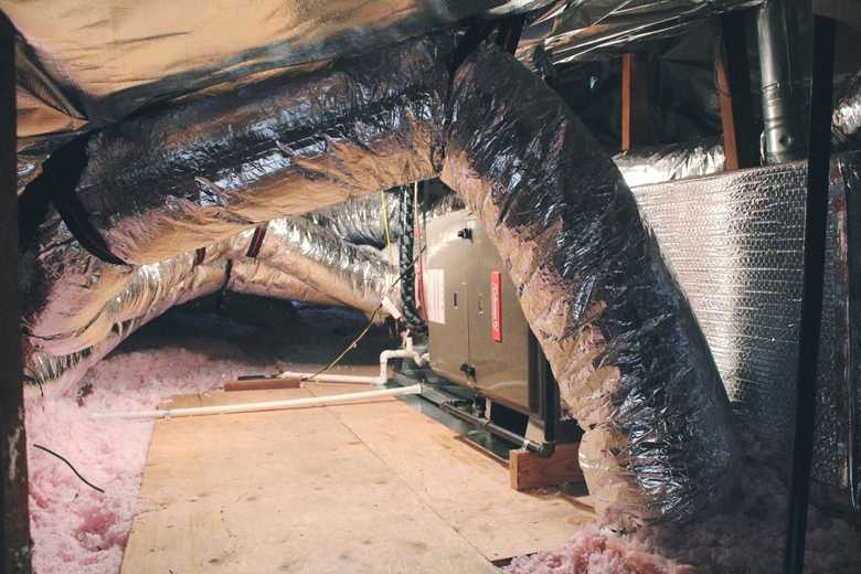 Attic system and ductwork