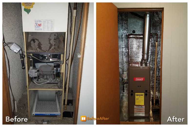 Before and after: closet system replacement